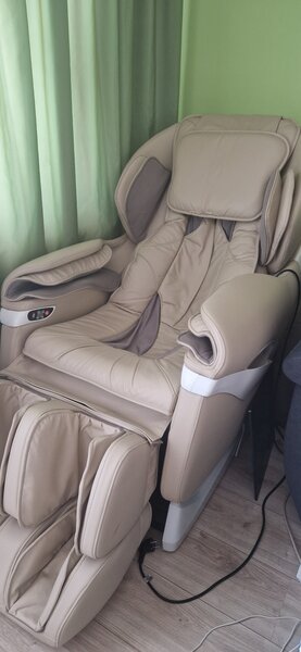 Scaun de masaj iRest SL A38 Robostic Zero Gravity, bej, incalzire